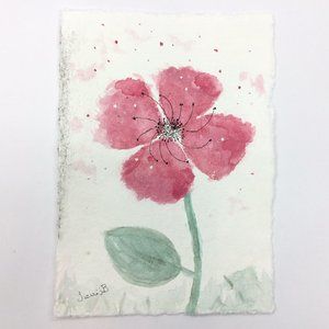 Lest We Forget - Watercolor by Terri J Bennett - Original